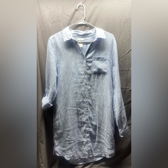 C&C California Tops - C&C California Blue Button Down Shirt